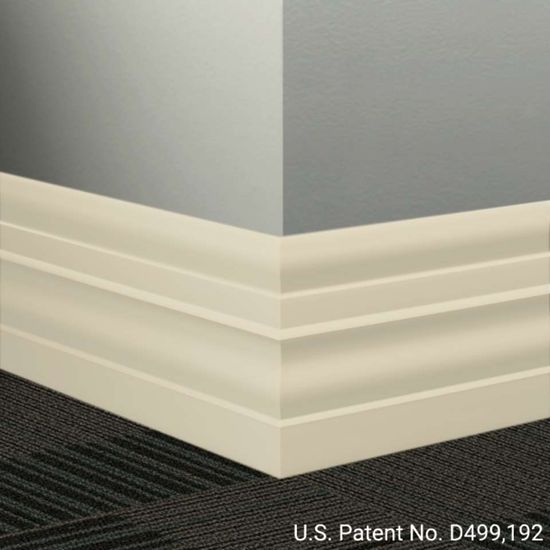 Millwork Wall Finishing System - MW 79 E Attaché 6" #79 Bone White - Wallbase 8' (Pack of 8)