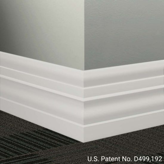 Millwork Wall Finishing System - MW TB3 E Attaché 6" #TB3 Dover - Wallbase 8' (Pack of 8)