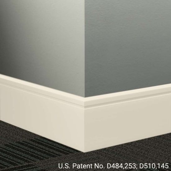 Millwork Wall Finishing System - MW 01 F Reveal 4 1⁄4” #1 Snow White - Wallbase 8' (Pack of 8)