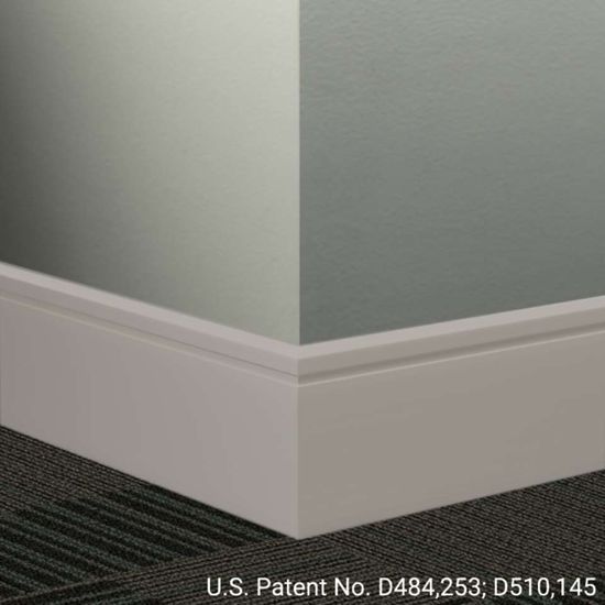 Millwork Wall Finishing System - MW 55 F Reveal 4 1⁄4” #55 Silver Grey - Wallbase 8' (Pack of 8)