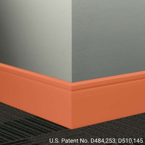 Millwork Wall Finishing System - MW 62 F Reveal 4 1⁄4” #62 Tangerine Tango - Wallbase 8' (Pack of 8)
