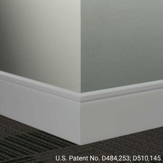 Millwork Wall Finishing System - MW 69 F Reveal 4 1⁄4” #69 Sterling Silver - Wallbase 8' (Pack of 8)