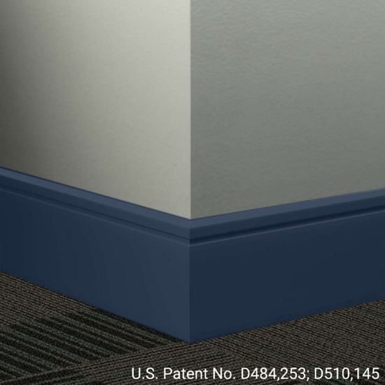 Millwork Wall Finishing System - MW TH2 F Reveal 4 1⁄4” #TH2 Blue Intensity - Wallbase 8' (Pack of 8)