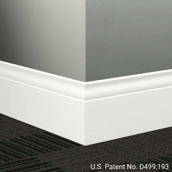 Millwork Wall Finishing System - MW 00 G Inflection 5 1⁄4” #0 Unfinished - Wallbase 8' (Pack of 6)