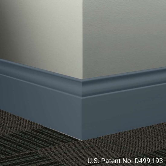Millwork Wall Finishing System - MW 18 G Inflection 5 1⁄4” #18 Navy Blue - Wallbase 8' (Pack of 6)