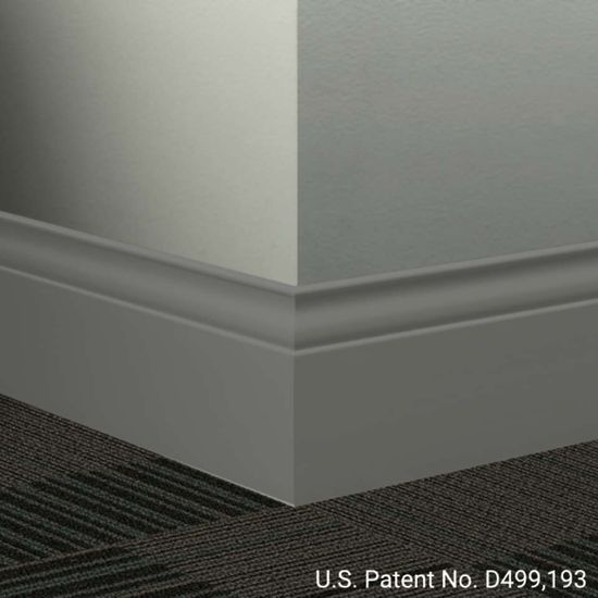 Millwork Wall Finishing System - MW 20 G Inflection 5 1⁄4” #20 Charcoal - Wallbase 8' (Pack of 6)