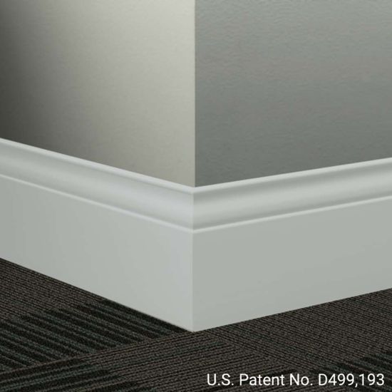 Millwork Wall Finishing System - MW 21 G Inflection 5 1⁄4” #21 Platinum - Wallbase 8' (Pack of 6)