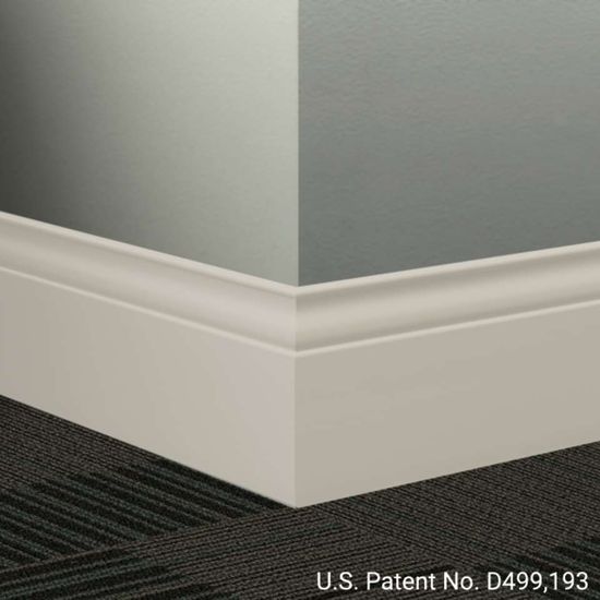 Millwork Wall Finishing System - MW 24 G Inflection 5 1⁄4” #24 Grey Haze - Wallbase 8' (Pack of 6)