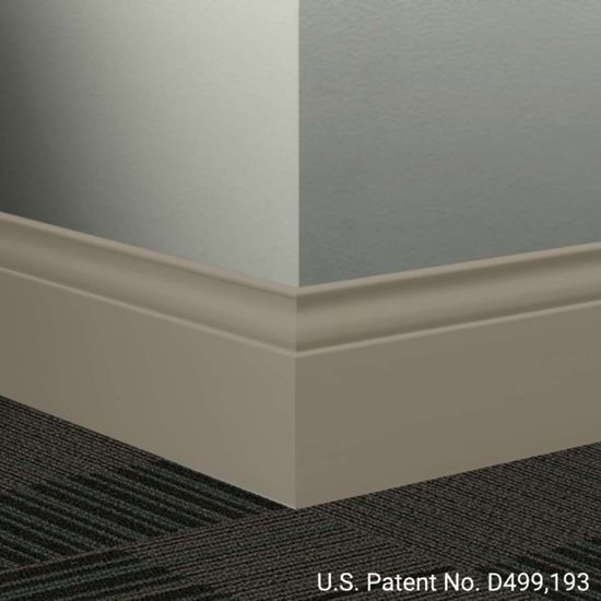 Millwork Wall Finishing System - MW 281 G Inflection 5 1⁄4” #281 Grizzly - Wallbase 8' (Pack of 6)
