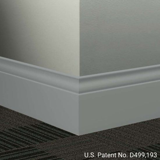 Millwork Wall Finishing System - MW 28 G Inflection 5 1⁄4” #28 Medium Grey - Wallbase 8' (Pack of 6)