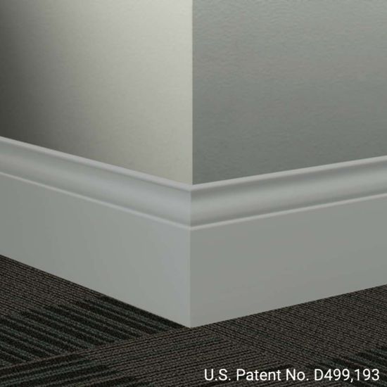 Millwork Wall Finishing System - MW 38 G Inflection 5 1⁄4” #38 Pewter - Wallbase 8' (Pack of 6)