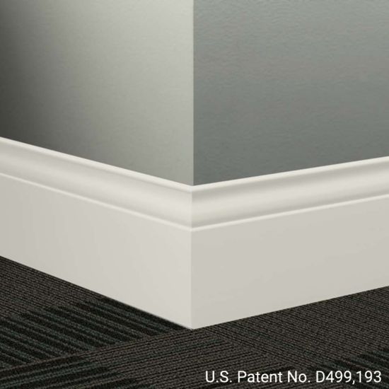 Millwork Wall Finishing System - MW 460 G Inflection 5 1⁄4” #460 Cotton - Wallbase 8' (Pack of 6)