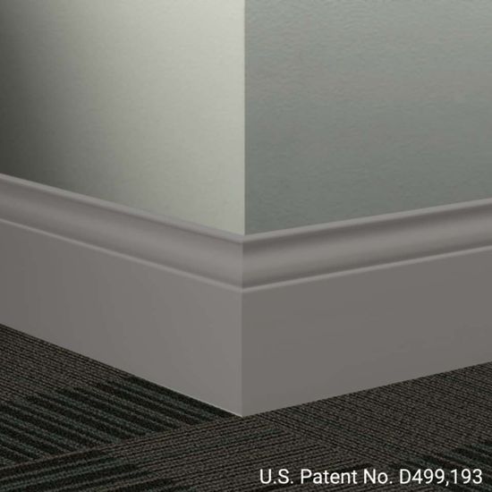 Millwork Wall Finishing System - MW 48 G Inflection 5 1⁄4” #48 Grey - Wallbase 8' (Pack of 6)