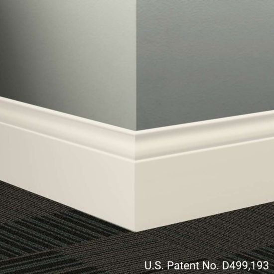 Millwork Wall Finishing System - MW 68 G Inflection 5 1⁄4” #68 White Sand - Wallbase 8' (Pack of 6)