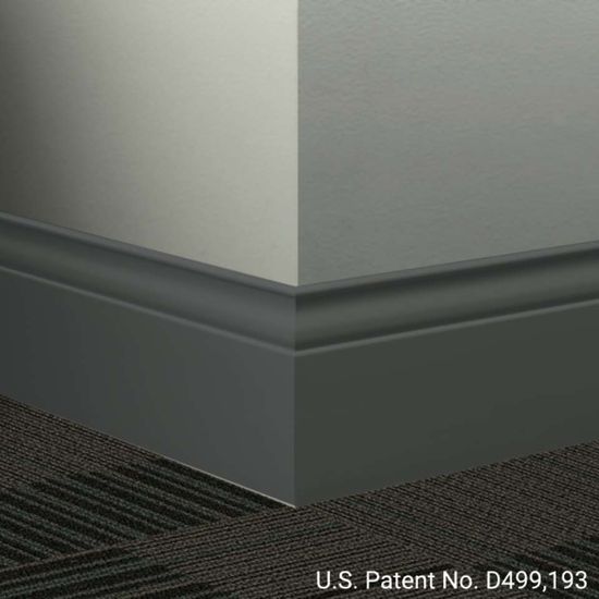 Millwork Wall Finishing System - MW 82 G Inflection 5 1⁄4” #82 Black Pearl - Wallbase 8' (Pack of 6)