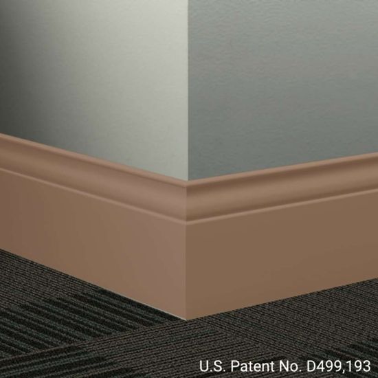 Millwork Wall Finishing System - MW TA7 G Inflection 5 1⁄4” #TA7 Rusty Nail - Wallbase 8' (Pack of 6)