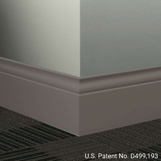 Millwork Wall Finishing System - MW TB1 G Inflection 5 1⁄4” #TB1 Peppercorn - Wallbase 8' (Pack of 6)