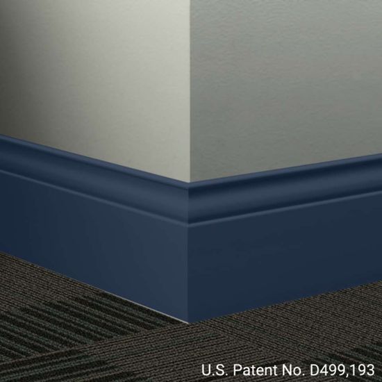 Millwork Wall Finishing System - MW TH2 G Inflection 5 1⁄4” #TH2 Blue Intensity - Wallbase 8' (Pack of 6)