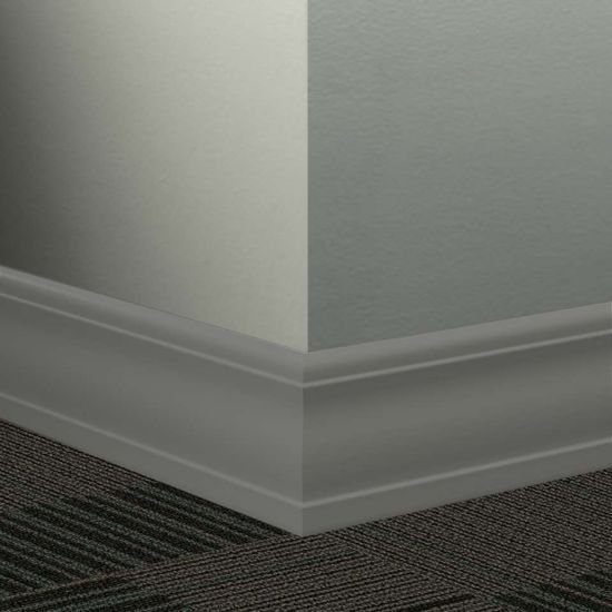 Millwork Wall Finishing System - MW 20 J Silhouette 4" #20 Charcoal - Wallbase 8' (Pack of 6)