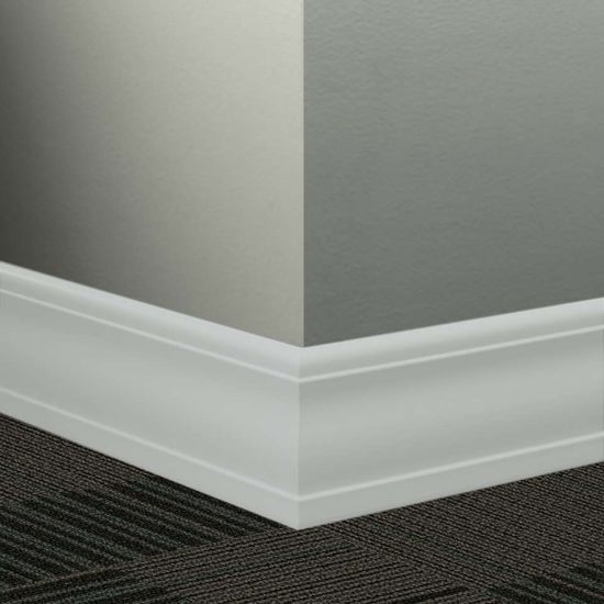 Millwork Wall Finishing System - MW 21 J Silhouette 4" #21 Platinum - Wallbase 8' (Pack of 6)