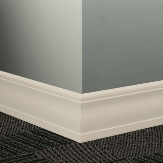 Millwork Wall Finishing System - MW 22 J Silhouette 4" #22 Pearl - Wallbase 8' (Pack of 6)