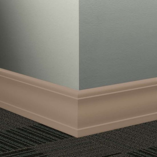Millwork Wall Finishing System - MW 45 J Silhouette 4" #45 Sandalwood - Wallbase 8' (Pack of 6)