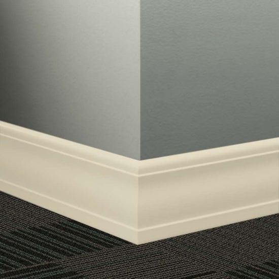 Millwork Wall Finishing System - MW 79 J Silhouette 4" #79 Bone White - Wallbase 8' (Pack of 6)