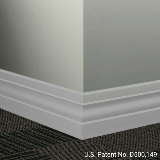 Millwork Wall Finishing System - MW 69 K Ambassador 4" #69 Sterling Silver - Wallbase 8' (Pack of 6)