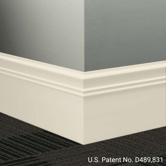 Millwork Wall Finishing System - MW 01 M Monarch 6" #1 Snow White - Wallbase 8' (Pack of 6)