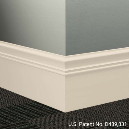 Millwork Wall Finishing System - MW 194 M Monarch 6" #194 Antique White - Wallbase 8' (Pack of 6)
