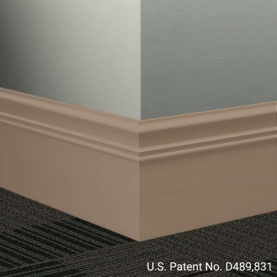 Millwork Wall Finishing System - MW 45 M Monarch 6" #45 Sandalwood - Wallbase 8' (Pack of 6)