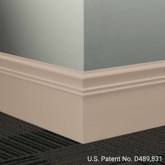 Millwork Wall Finishing System - MW 49 M Monarch 6" #49 Beige - Wallbase 8' (Pack of 6)