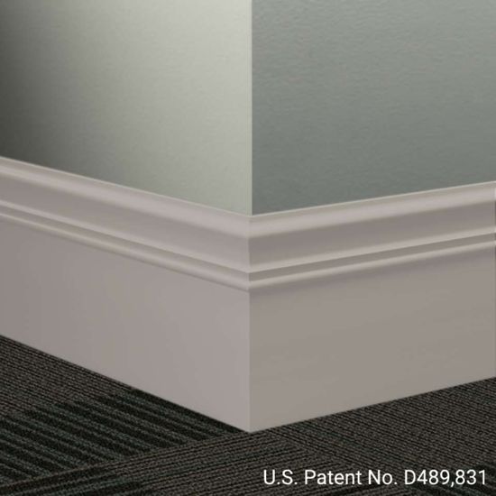 Millwork Wall Finishing System - MW 55 M Monarch 6" #55 Silver Grey - Wallbase 8' (Pack of 6)