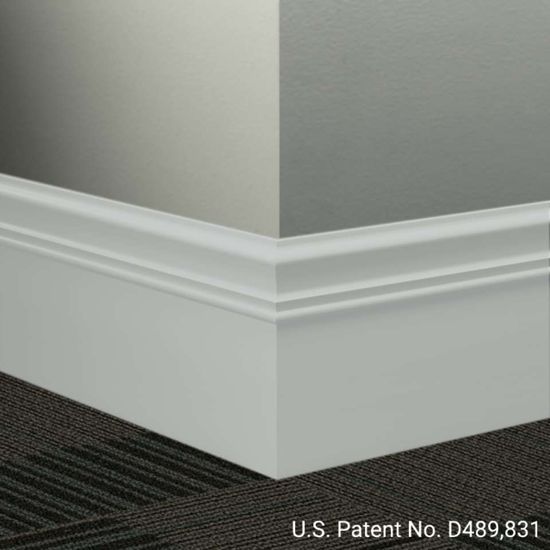 Millwork Wall Finishing System - MW 21 M Monarch 6" #21 Platinum - Wallbase 8' (Pack of 6)