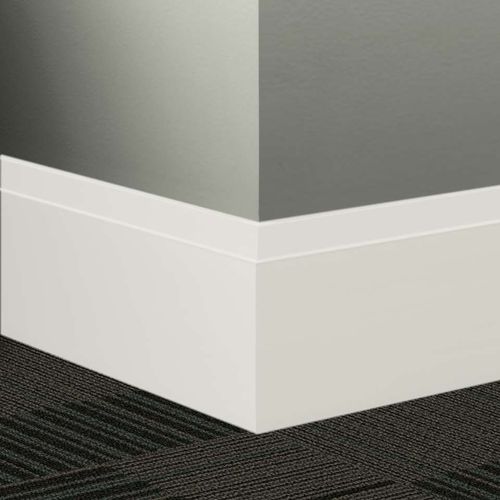 Johnsonite Millwork Wall Finishing System MW 08 R Equinox 4 1⁄2” 8 Icicle Wallbase 8