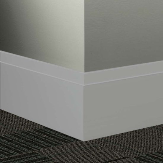 Millwork Wall Finishing System - MW 69 R Equinox 4 1⁄2” #69 Sterling Silver - Wallbase 8' (Pack of 5)