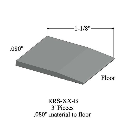 Reducers - RRS 21 B 3' pieces - .080" material to floor #21 Platinum