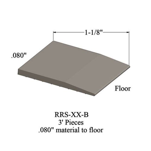 Johnsonite Reducers RRS 31 B 3' pieces .080" material to floor