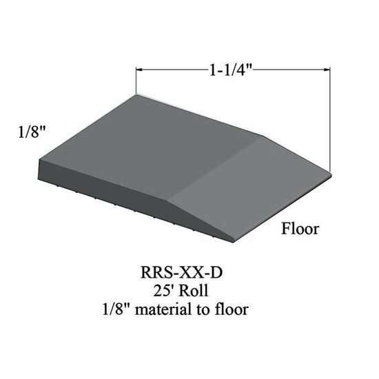 Réducteur - RRS 28 D 25' roll - 1/8" material to floor #28 Medium Grey