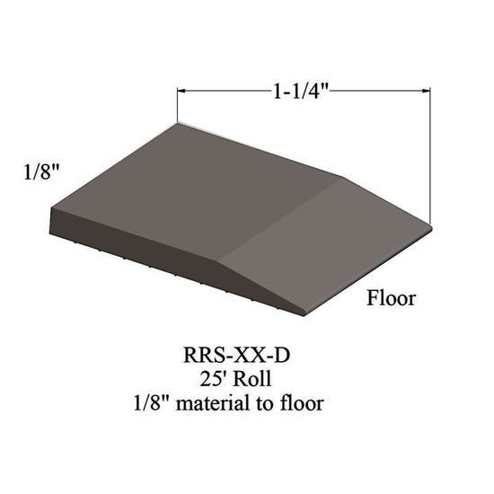 Reducers - RRS 283 D 25' roll - 1/8" material to floor #283 Toast