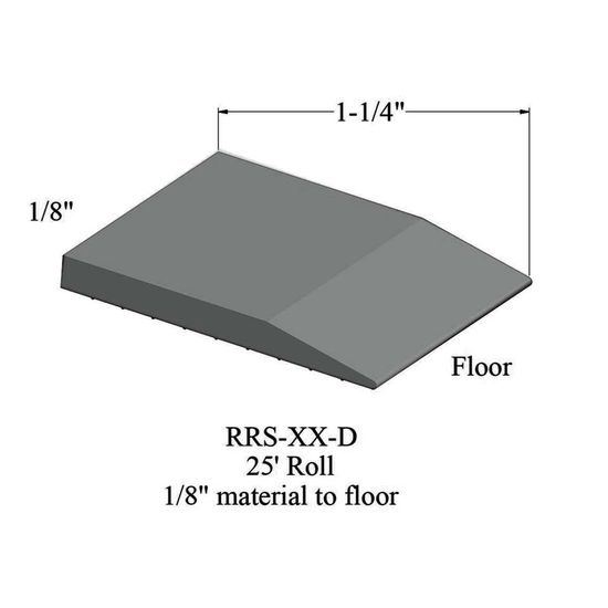 Réducteur - RRS 38 D 25' roll - 1/8" material to floor #38 Pewter