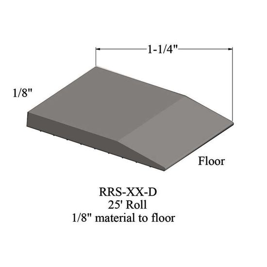 Réducteur - RRS 55 D 25' roll - 1/8" material to floor #55 Silver Grey
