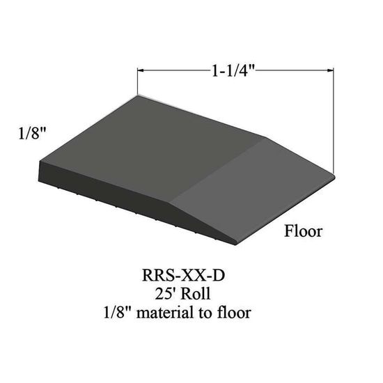 Réducteur - RRS 63 D 25' roll - 1/8" material to floor #63 Burnt Umber