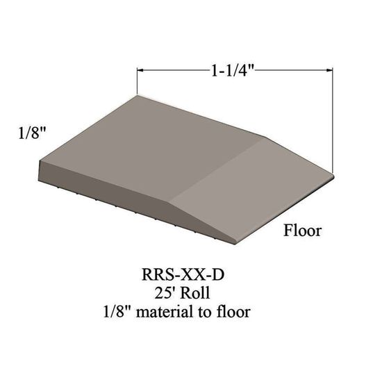 Reducers - RRS 11 D 25' roll - 1/8" material to floor #11 Canvas