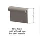 Cove Caps - SCC 80 D For 1/4" or 5/16" materials #80 Fawn 12'
