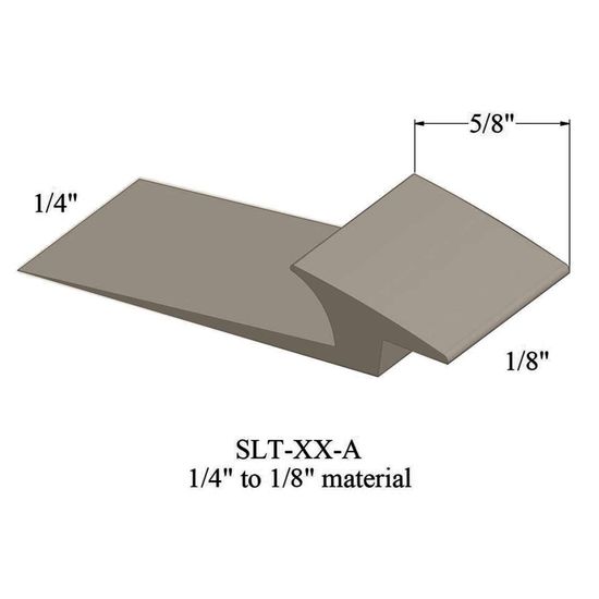 Slim Line Transitions - SLT 09 A 1/4" to 1/8" material #9 Clay 12'