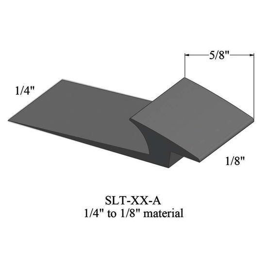 Slim Line Transitions - SLT 178 A 1/4" to 1/8" material #178 Ironstone 12'