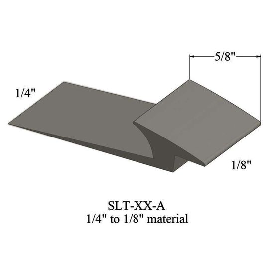 Slim Line Transitions - SLT 179 A 1/4" to 1/8" material #179 Steel 12'