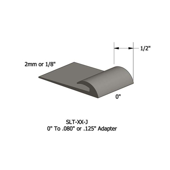 Slim Line Transitions - SLT 179 J .080" or 1/8" material to subfloor #179 Steel 12'