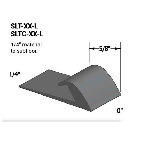 Slim Line Transitions - SLT 69 L 1/4" matériau de sous-plancher #69 Sterling Silver 12'